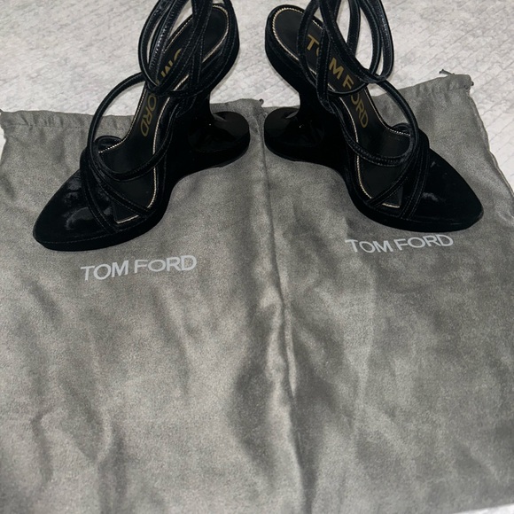 Tom Ford Shoes - Tom Ford Elegant Black Strappy Heels